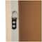 Brown Polyester Geometric Home Wall Decor with Tan Layered Arch